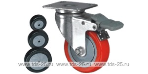 Колесо поворотное с площадкой Lema CF2-PL-100-60-B7