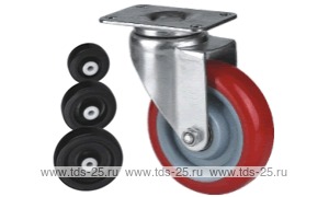 Колесо поворотное с площадкой Lema ED2-PL-75-70-5